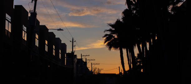 istock Sunset Over Townhomes In Texas 1143629710
