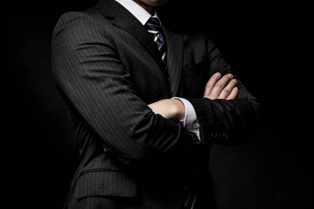 istock Businessman with arms crossed 1143631568