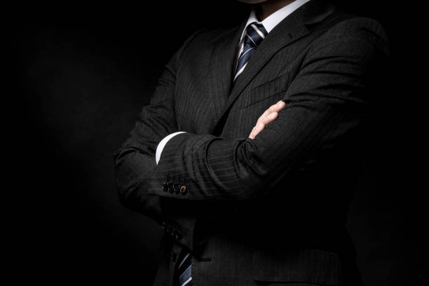 istock Businessman with arms crossed 1143631578