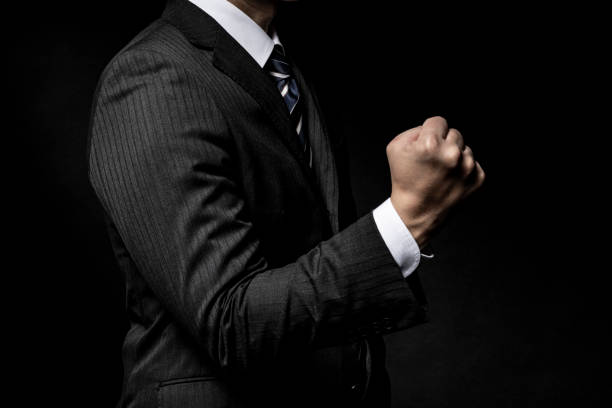 Men holding a fist