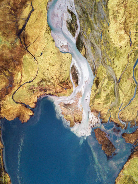 istock Water and land from above 1143635228