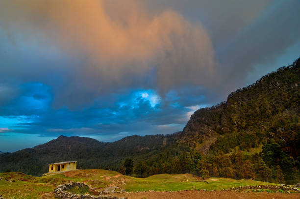 istock Sunset colours at Chopta,Uttarakhand,India 1143635373