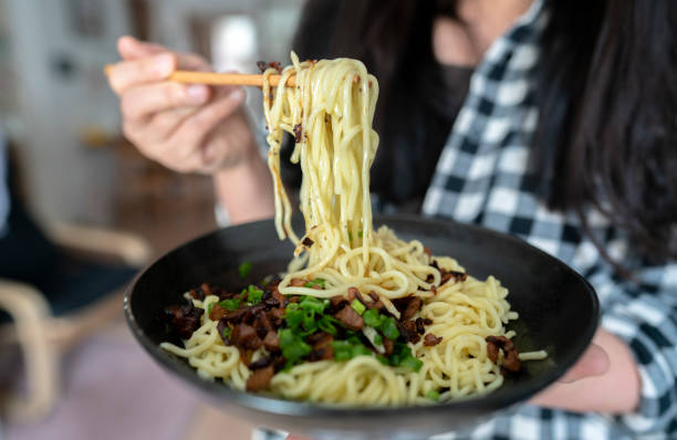 istock Chinese homemade gravy noodles 1143636764