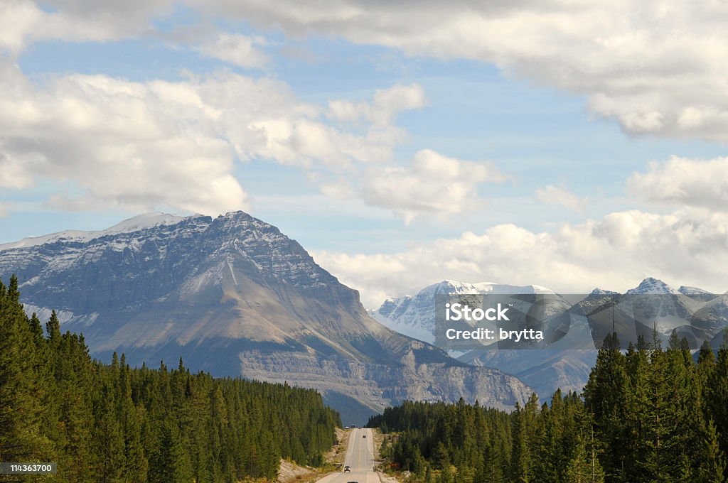 Estrada Icefields - Royalty-free Alberta Foto de stock