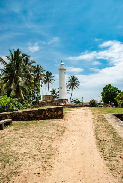 istock White Lighthouse in fort Galle in Sri Lanka 1143640134