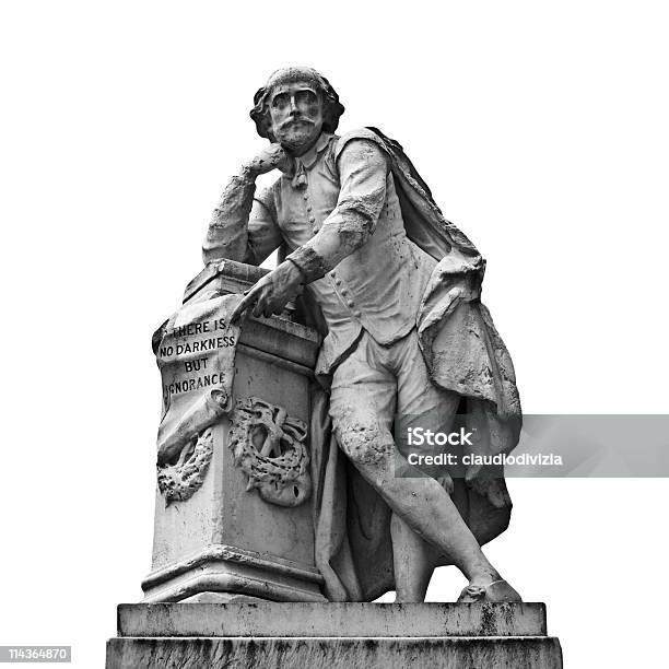 Statua Di Shakespeare - Fotografie stock e altre immagini di William Shakespeare - William Shakespeare, Statua, Leicester Square