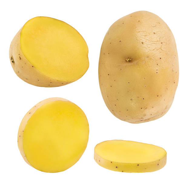 istock Potato isolated on white background with clipping path 1143648764