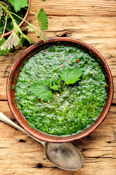 istock Russian traditional nettle soup 1143650536