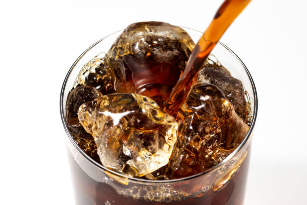 istock Pour iced coffee into a glass 1143654923