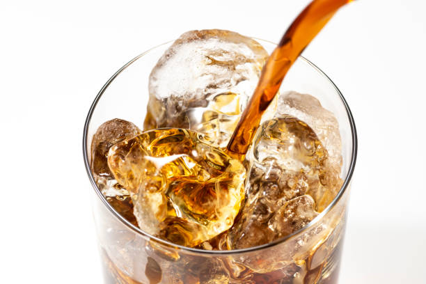 istock Pour iced coffee into a glass 1143655106