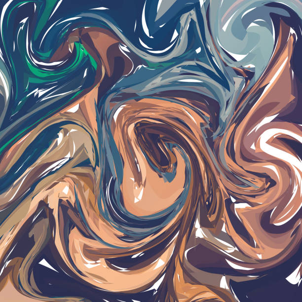 istock paintings with marbling. Marble texture. Paint splash. Colorful fluid. It can be used for poster, brochure, invitation, cover book, catalog. Size A4. Vector illustration eps10 1143655192