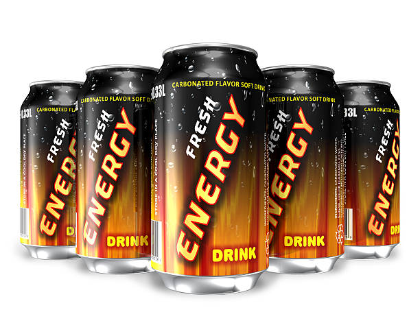 istock Energy drinks in metal cans 114365681
