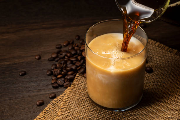 istock Milk milk in coffee 1143658034