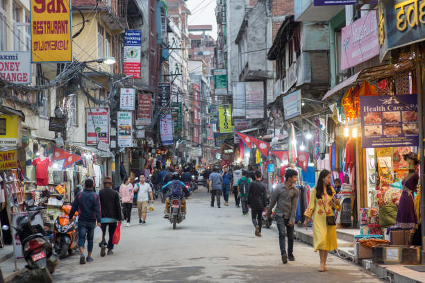 kathmandu_citylife1 - kathmandu ストックフォトと画像