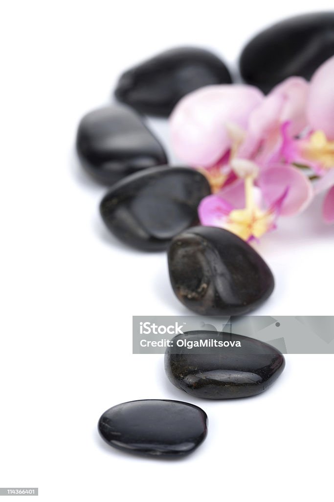 Спа камни изолированные черный - �Стоковые фото Альтернативная терапия роялти-фри