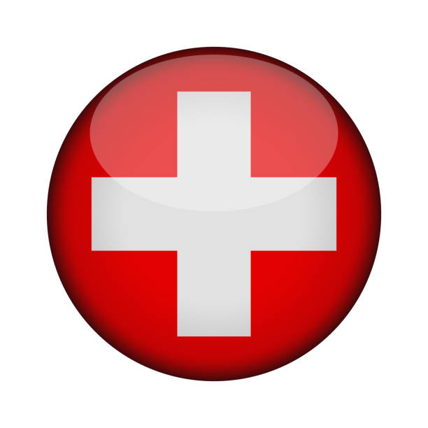 istock Flag in glossy round button of icon. emblem isolated on white background. National concept sign. Independence Day 1143669296