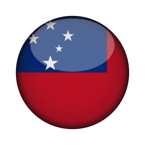 istock Flag in glossy round button of icon. emblem isolated on white background. National concept sign. Independence Day 1143669847
