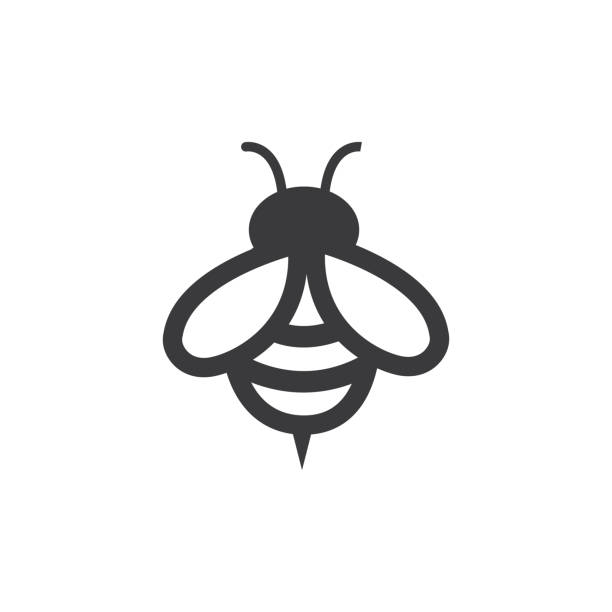 ilustrații de stoc cu miere și icoană de albine. vector de miere. ilustrație de albine. - vector - albină