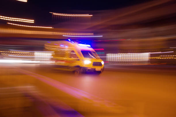 istock The car rushes on the highway at high speed 1143680814