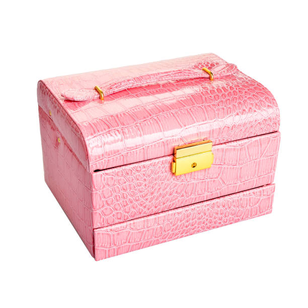 istock box or leather jewelery box on background 1143682603