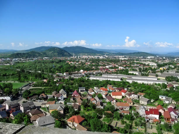 istock Mountain panorama of Mukachevo 1143687075