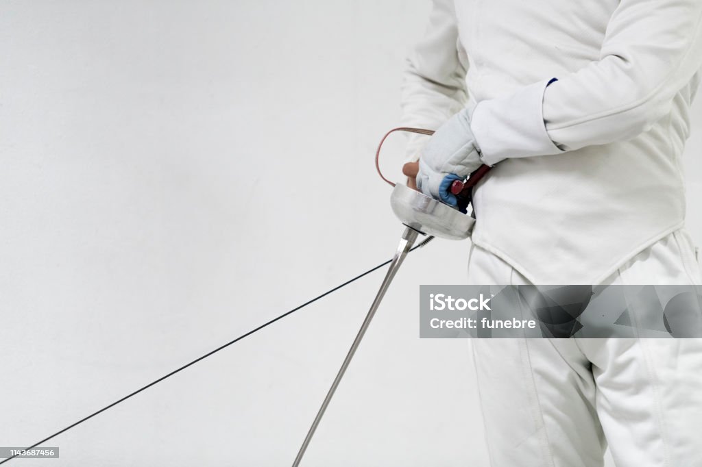 Fencing sport Fencing - Sport, Sport, Men, Face Guard - Sport, Foil Fencing - Sport Adult Stock Photo