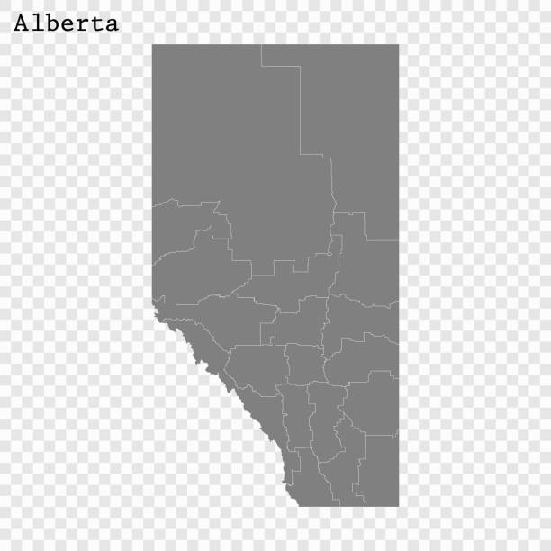 ilustrações de stock, clip art, desenhos animados e ícones de ðð»ñ ðð½ñðµñð½ðµñð° - alberta map canada province