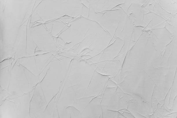 istock Crumpled creased posters grunge paper textures. 1143688738