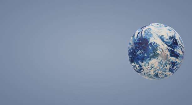istock blue planet 3d rendering  for earth day and  eco content. 1143691197