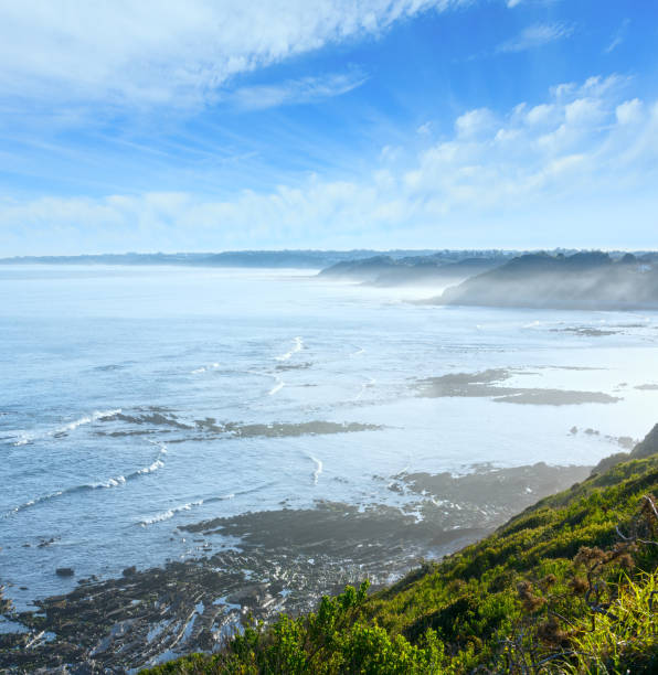 istock Morning ocean view from shore (Bay of Biscay). 1143692845