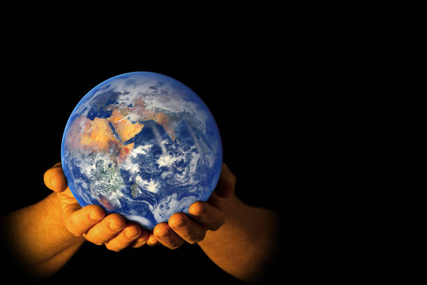 istock Earth in my hands - East view 1143695000