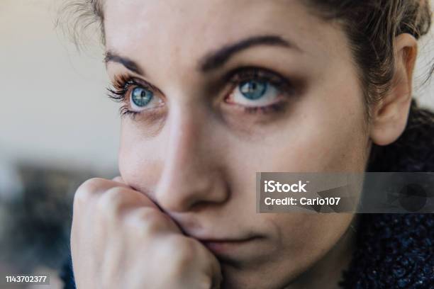 Troubled Emotions Stock Photo - Download Image Now - Insanity, One Woman Only, Psychotherapy