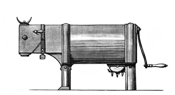 krowa mechaniczna - 1896 - 1896 stock illustrations
