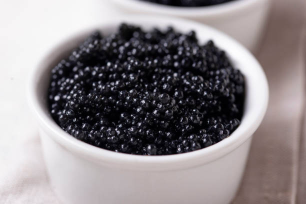 istock Sturgeon black caviar in bowls 1143708955