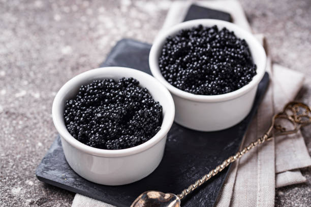 istock Sturgeon black caviar in bowls 1143708964