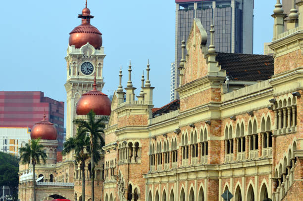 istock Old General Post Office and behind it the Sultan Abdul Samad Building, colonial architecture on Merdeka Square, Kuala Lumpur, Malaysia 1143709463