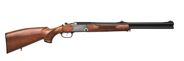 istock Classic double-barrell smooth-bore hunting rifle isolated on white background 1143711234