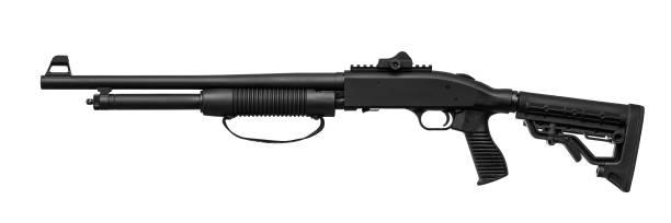 istock Gun. Shotgun isolated on white background 1143711283