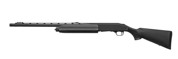 istock Gun. Shotgun isolated on white background 1143711468