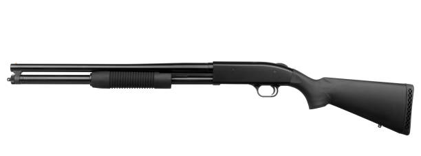 istock Shotgun isolated on white background 1143712181