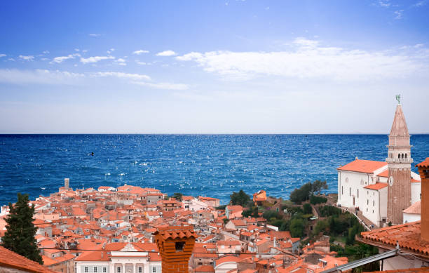 istock Coastal town Piran, Slovenia 1143715050