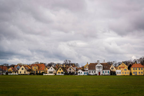 덴마크 코펜하겐 근처의 dragor 마을 - amager 뉴스 사진 이미지