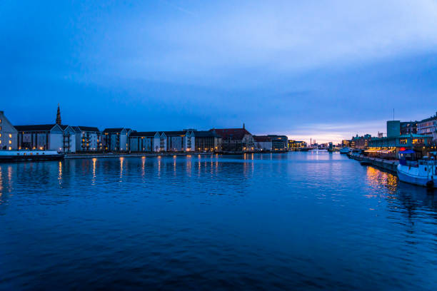 istock Copenhagen harbour cityscape, Copenhagen, Denmark 1143715272