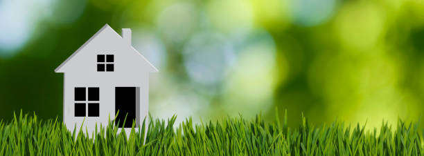 stylized image of a house closeup