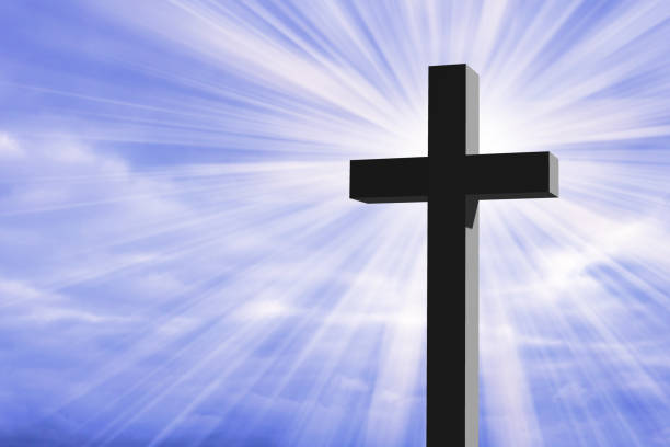 istock silhouette of a christian cross 1143717666