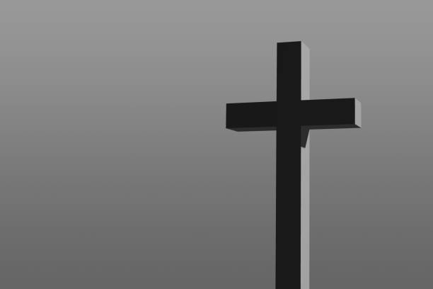 istock silhouette of a christian cross 1143717709