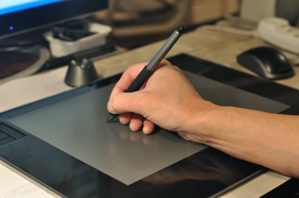 Tablet PC  animator stock pictures, royalty-free photos & images