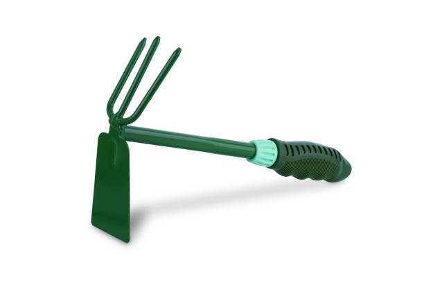 istock Garden rake isolated on white background 1143723884