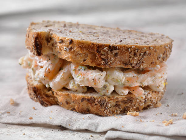 istock Creamy Shrimp Salad Sandwich 1143728065