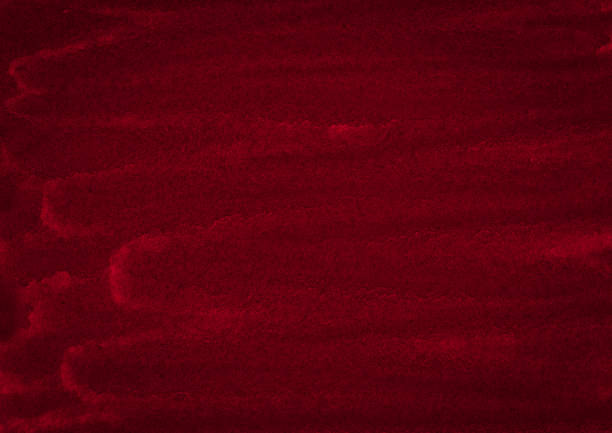 istock Rich burgundy watercolor frame with torn strokes and stripes. Abstract background for design 1143730642